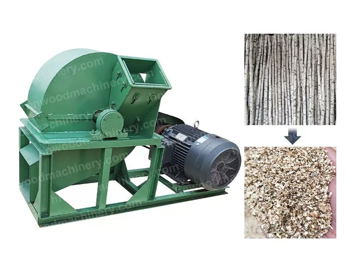 Máquina trituradora de madera 丨 máquina para fabricar aserrín