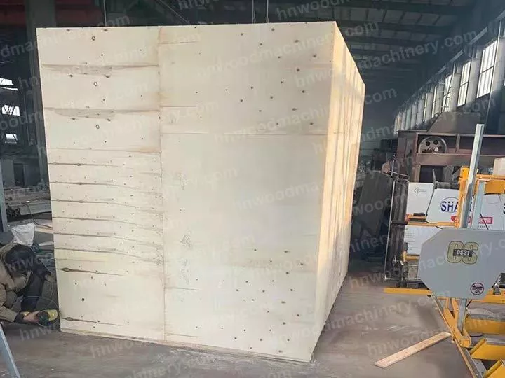 Wooden case packing of wood cutter saw machine